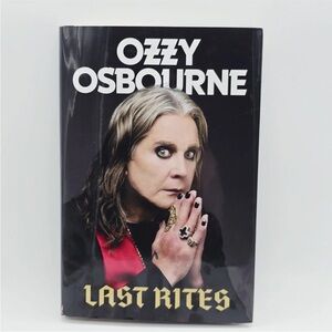Ozzy Osbourne Last Rites Coffee Table Book - Black New